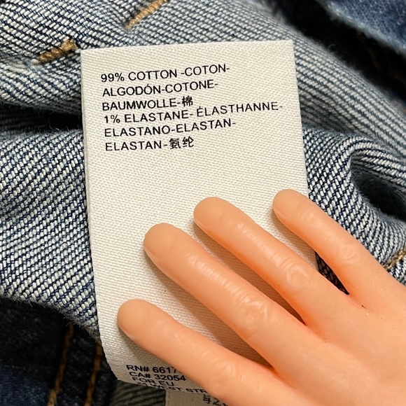 Pilcro And The Letterpress Anthropologie Size 25 Slim Boyfriend Blue Jeans - Picture 7 of 10